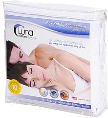 Luna Premium Waterproof Zippered Bed Bug Proof Box Spring Encasement 9