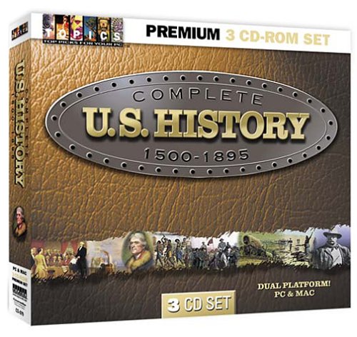 Complete U.S. History 1500 1895 3 CD ROM Set