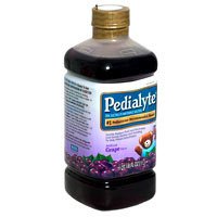 Pedialyte Oral Electrolyte Maintenance Solution  With Grape   1 ltr each Bottle  8 Bottles  Case