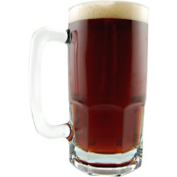 German Style Extra Large Glass Beer Mug - 34 oz