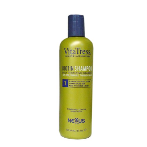 NEXXUS VitaTress Biotin Shampoo Nutrient Rich Formulation for Fragile And Thinning Hair 10.1oz/300ml