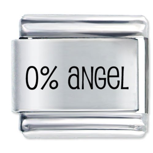 0% Angel Laser Italian Charm