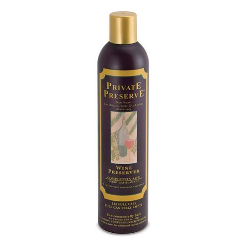 Wine Enthusiast Private Preserve Wine Preservation Spray.