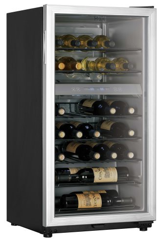 Haier HVZ035ABS 35-Bottle Capacity Extra large Wine Cellar, Black