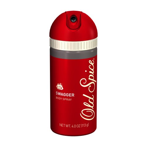 Old Spice Body Spray, Swagger, 4-Ounce Bottle Pack of 12.