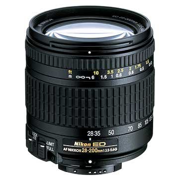 Nikon 28 200mm f 3.5 5.6G ED IF Autofocus Nikkor Zoom Lens