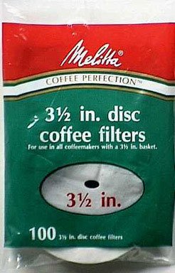 Melitta U S A Inc 628354 White Disc Coffee Filter
