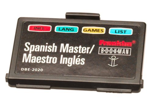 Franklin Spanish English Dictionary Bookman Card