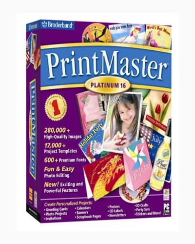 Broderbund PrintMaster Platinum 16.0